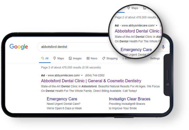 google ads abbotsford