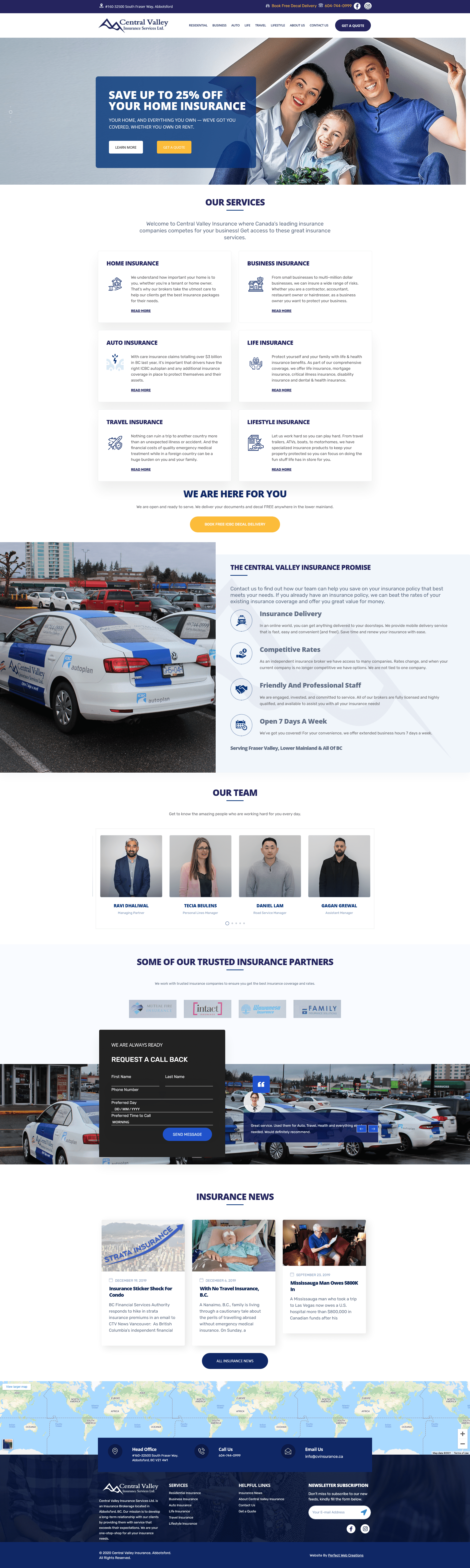 central-valley-insurance-website-design