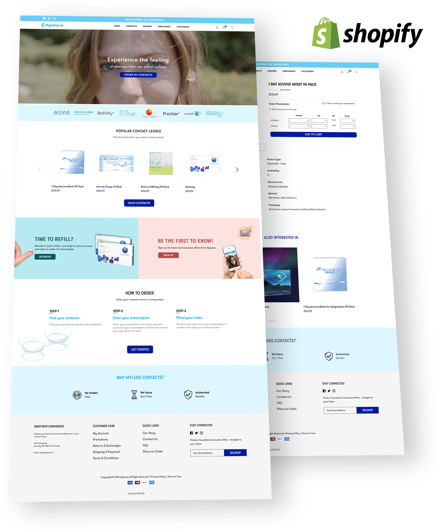 shopify website design shopify website design