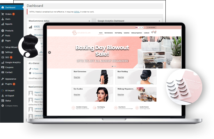 woocommerce website design